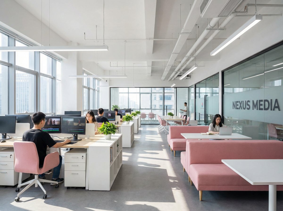 福利姬传媒公司办公环境